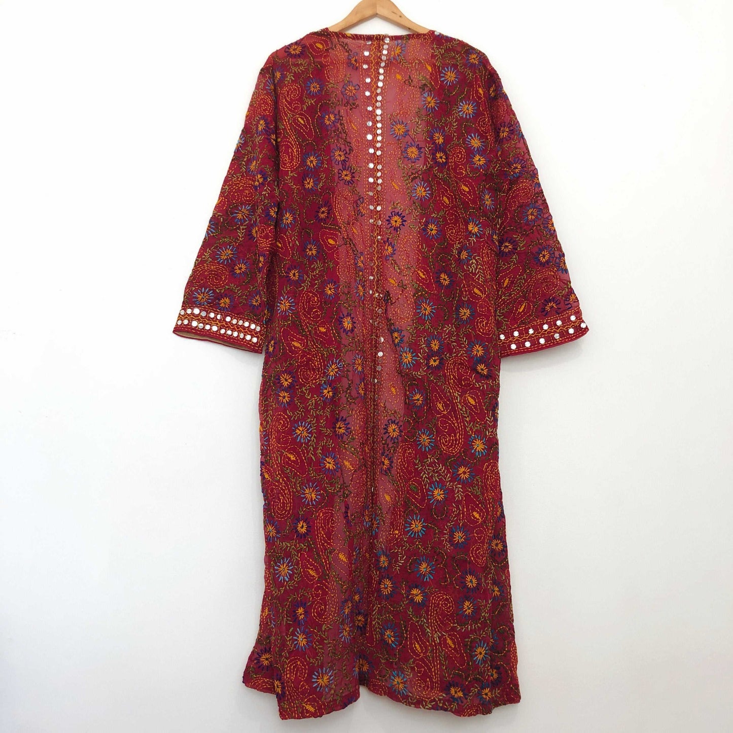 Embroidered Kimono Ruby