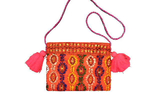 Big Bright Tassel Bag