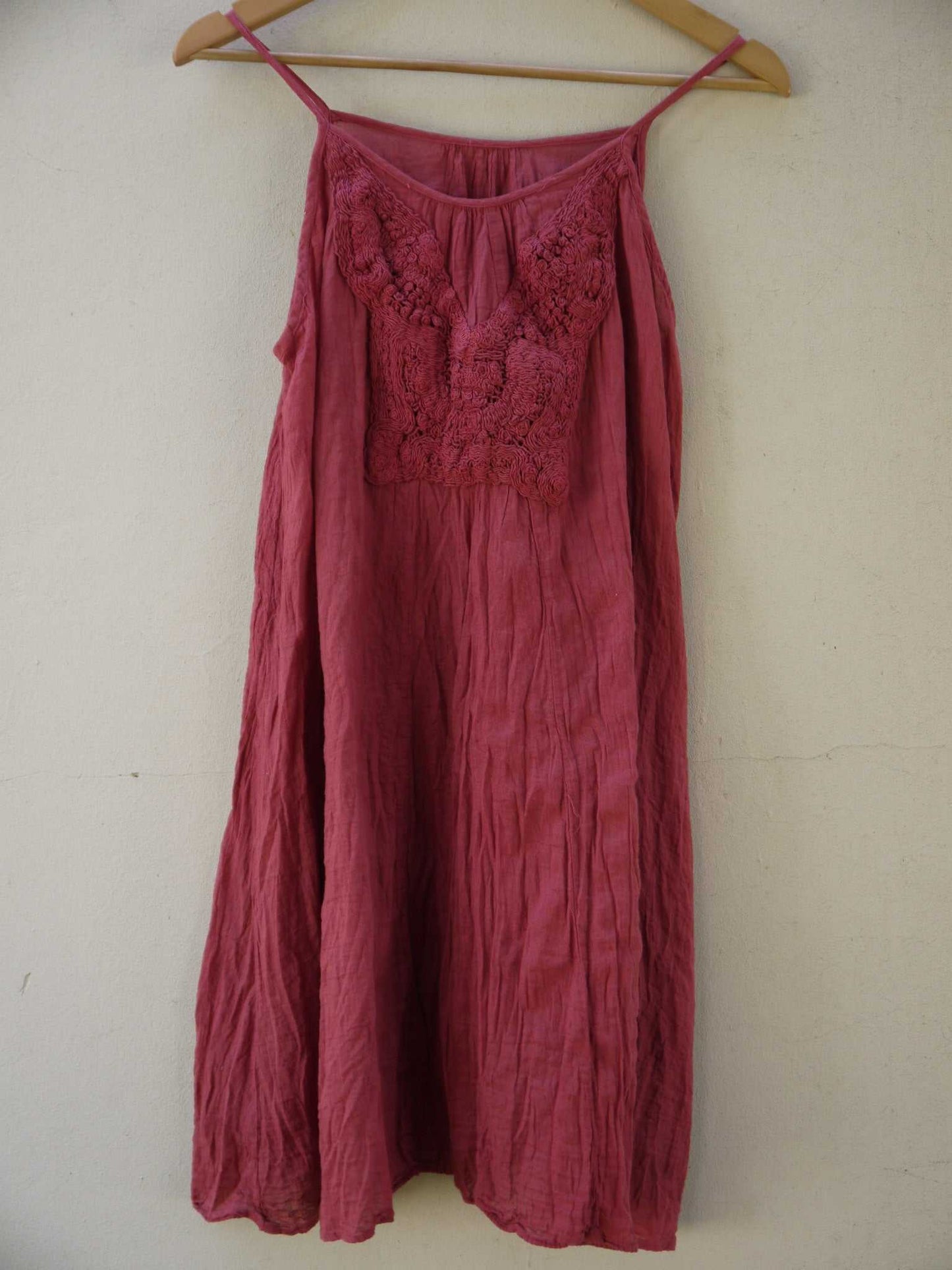 Crochet Top A-line Dress
