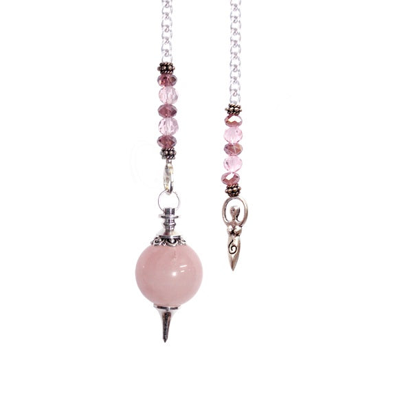 Pendulum Rose Quartz Ball