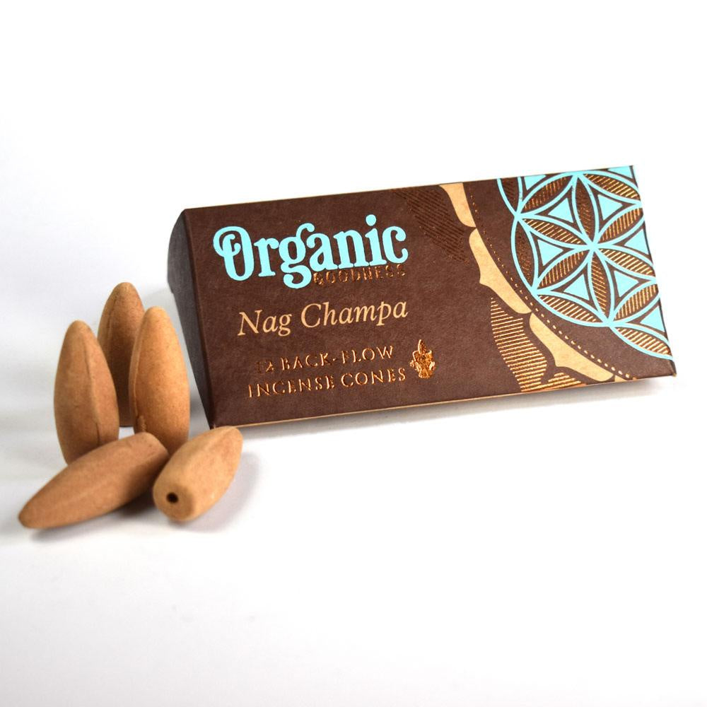 Organic Backflow Incense Cone Nag Champa