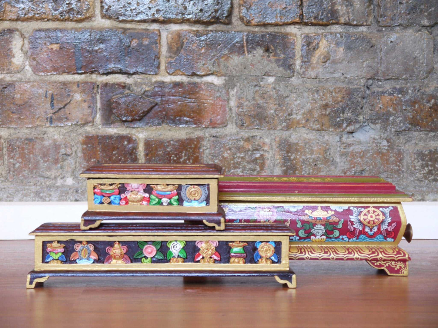 Tibetan Hand Painted Incense Box