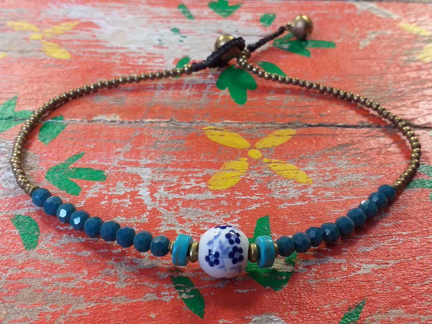 Ceramic Bead Anklet