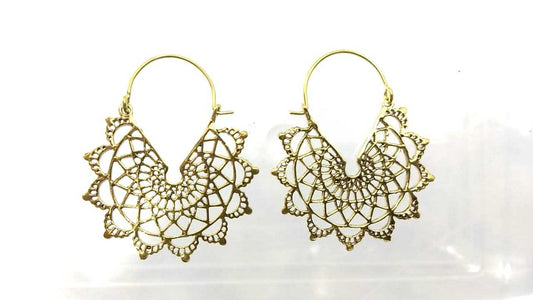 Comb Mandala Earring