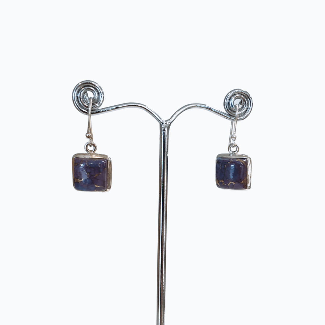 Zardie Purple Mojave Turquoise Earrings