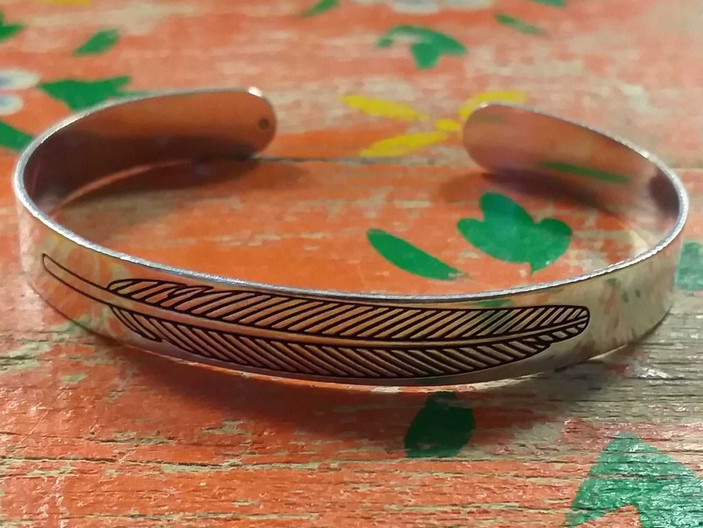 Single Feather Bangle