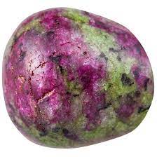 Neldor Ruby Zoisite Oval Earrings