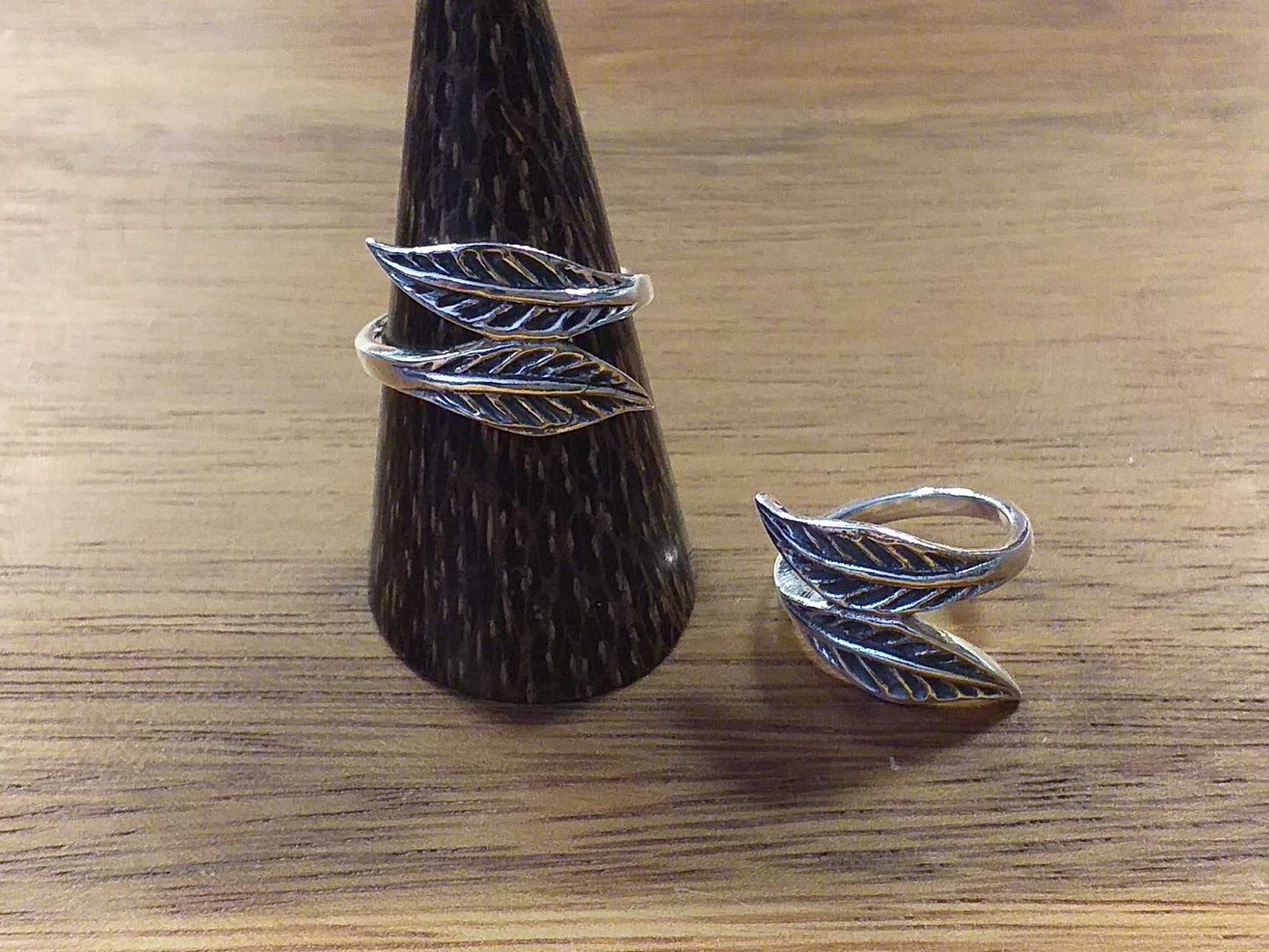 Sterling 2 Leaf Ring