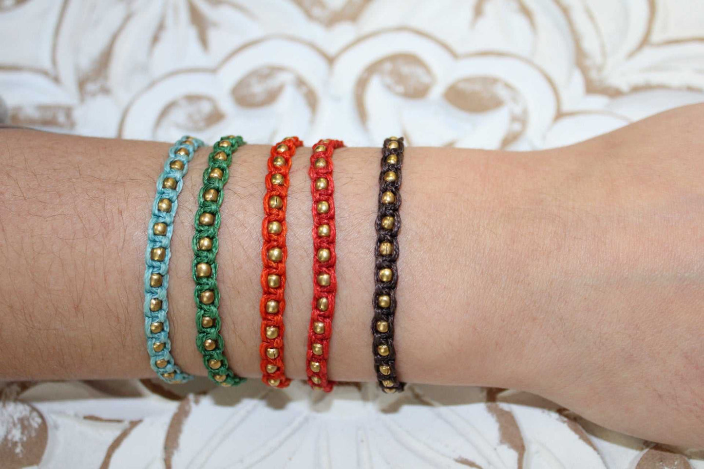 Macrame Beaded Bracelet