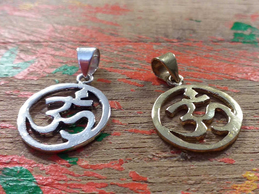 Om Circle Pendant