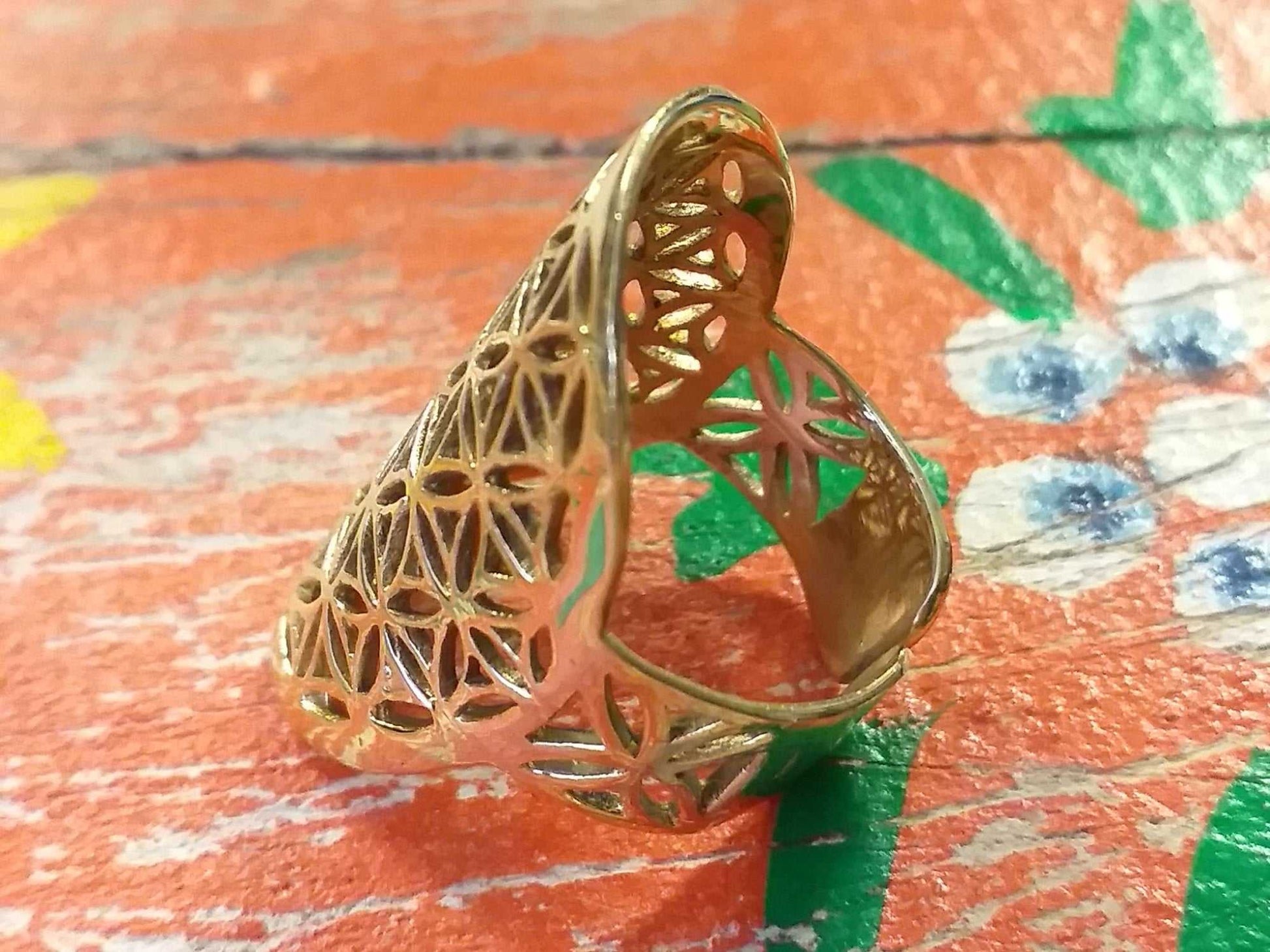 Flower of Life Ring