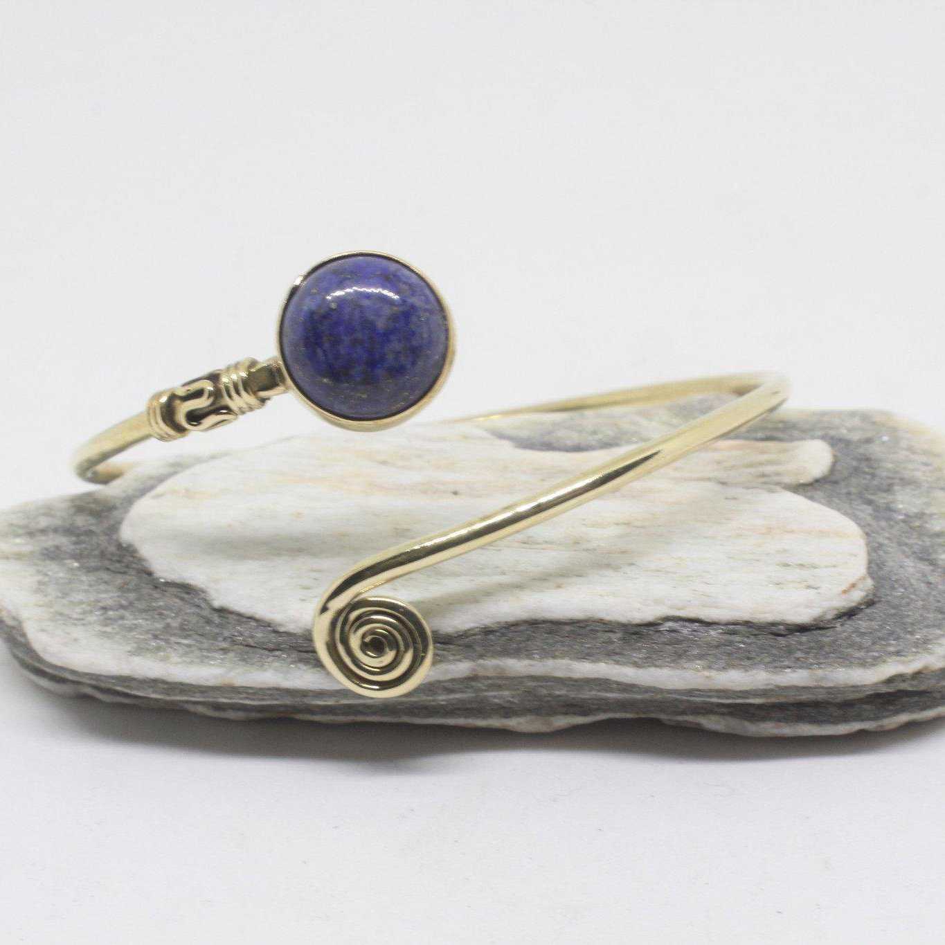 Stone Koru Bangle
