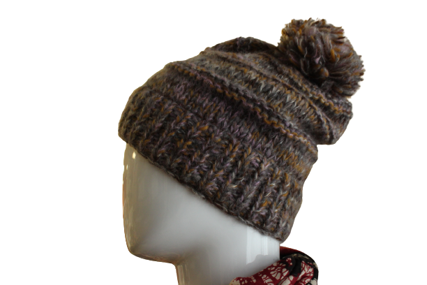 Multi Coloured Mohair Beanie