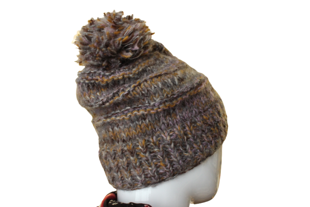 Multi Coloured Mohair Beanie