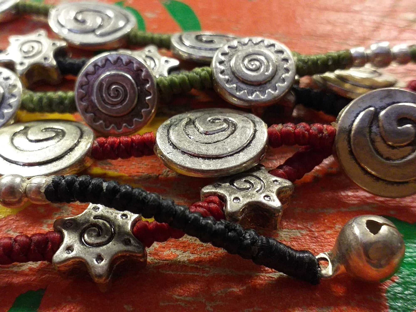 Pewter Bead Bracelet