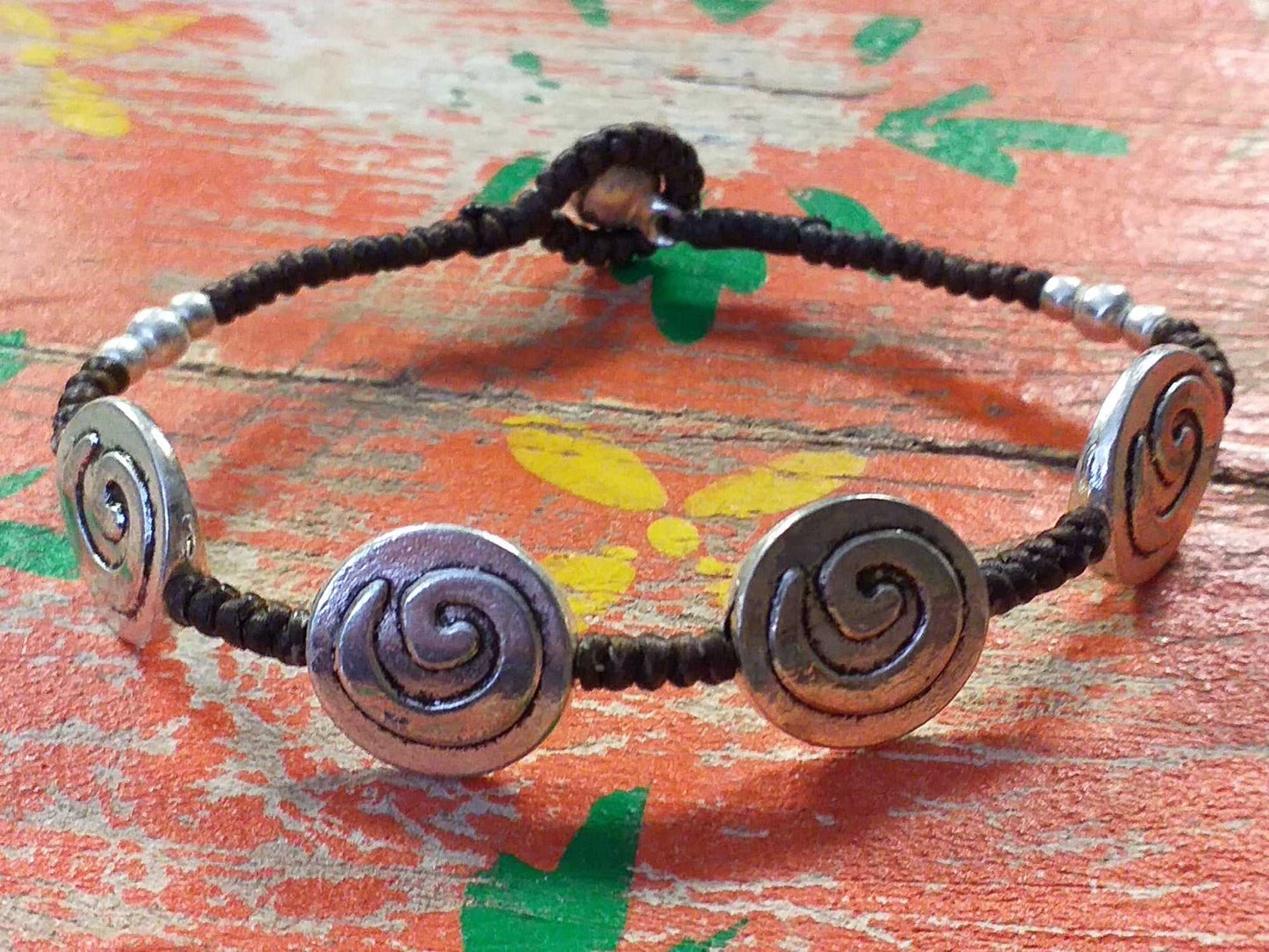 Pewter Bead Bracelet