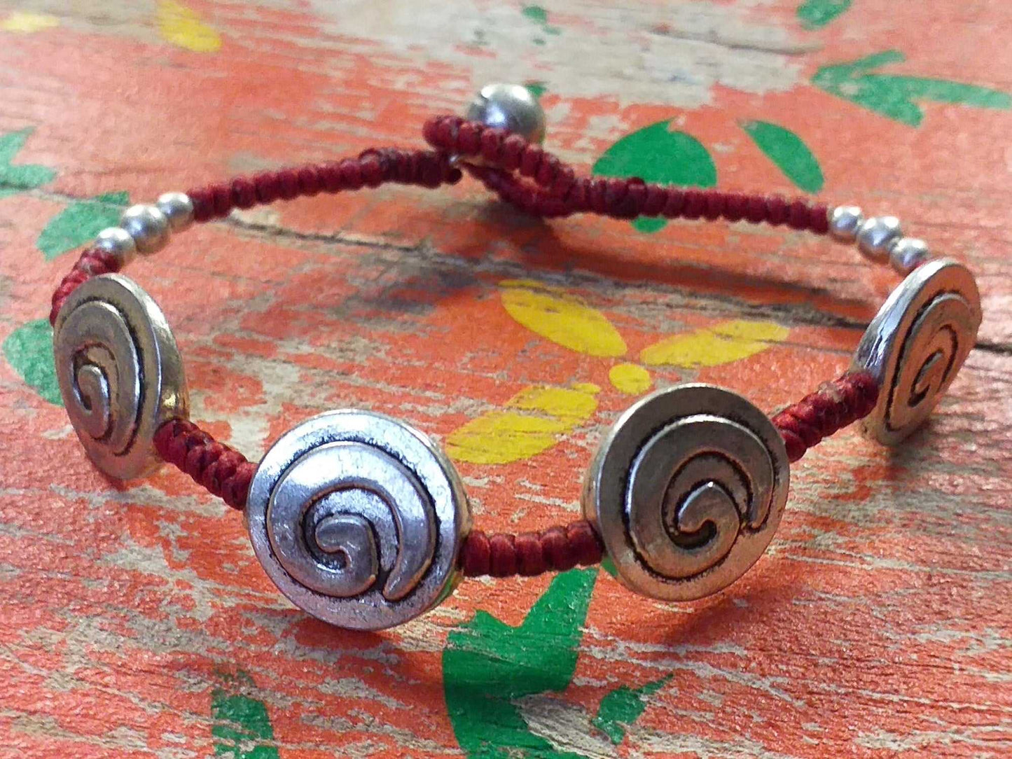 Pewter Bead Bracelet