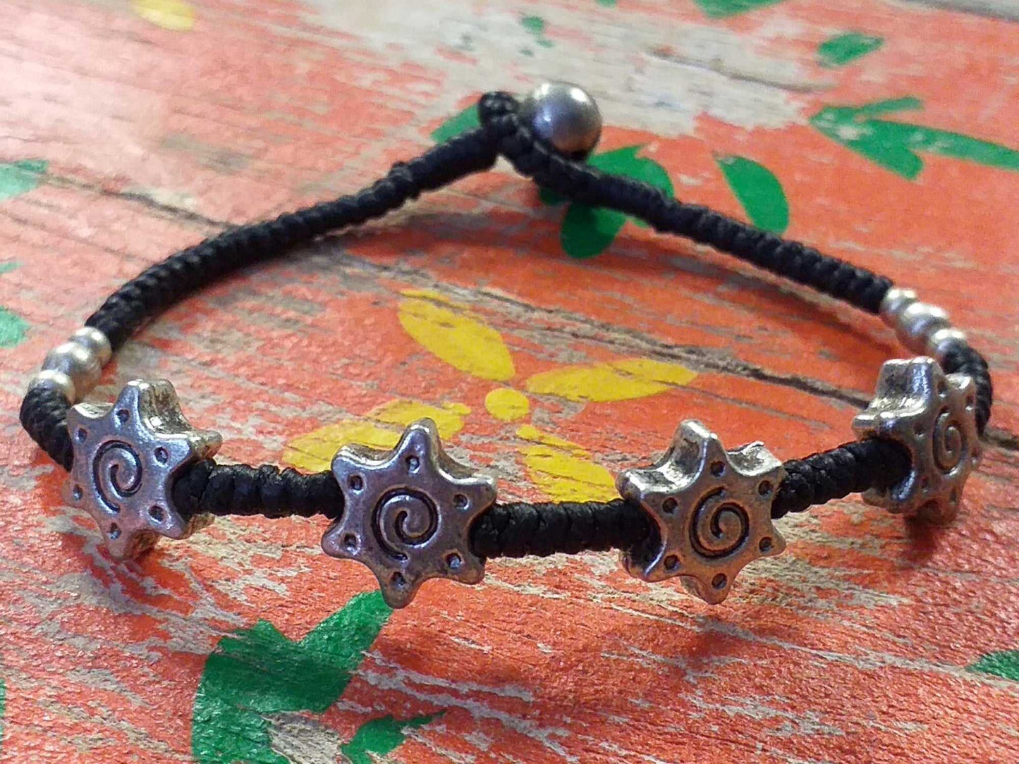 Pewter Bead Bracelet