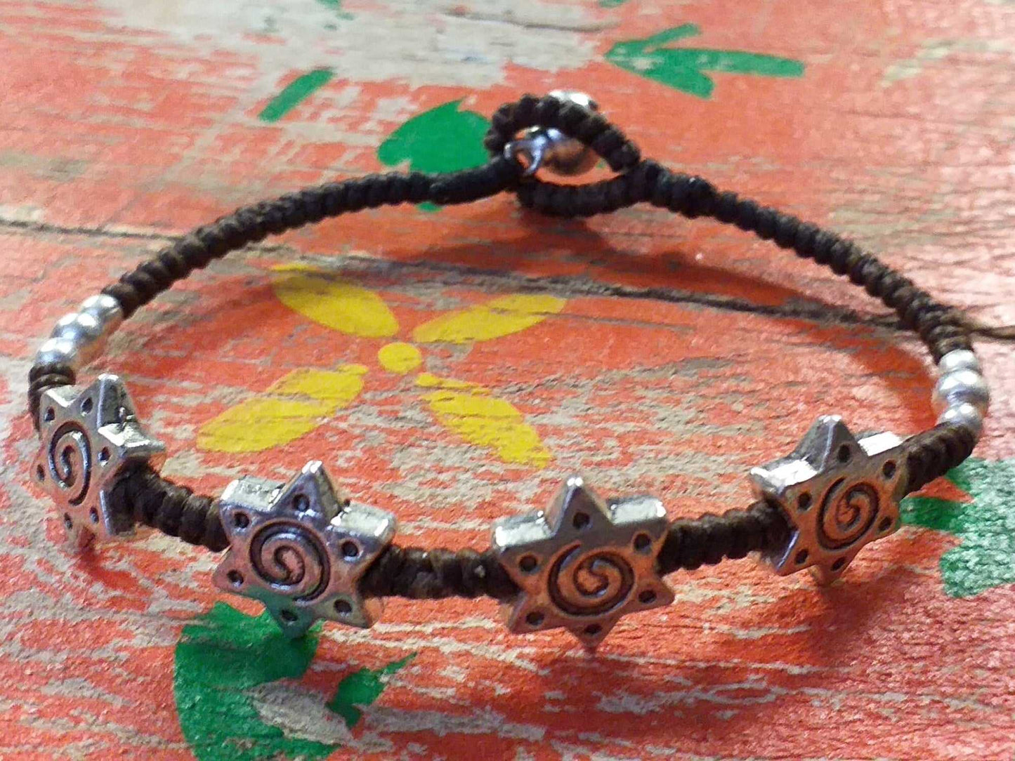Pewter Bead Bracelet