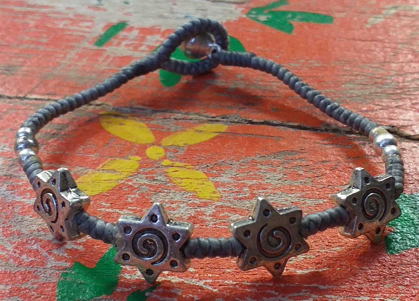 Pewter Bead Bracelet