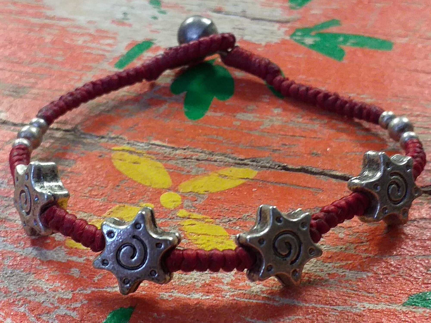 Pewter Bead Bracelet