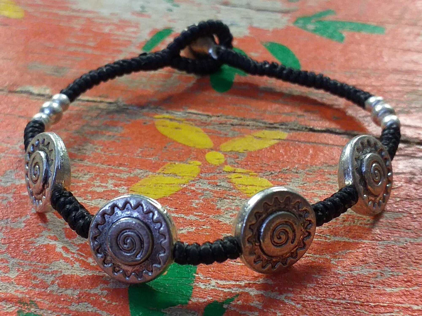 Pewter Bead Bracelet