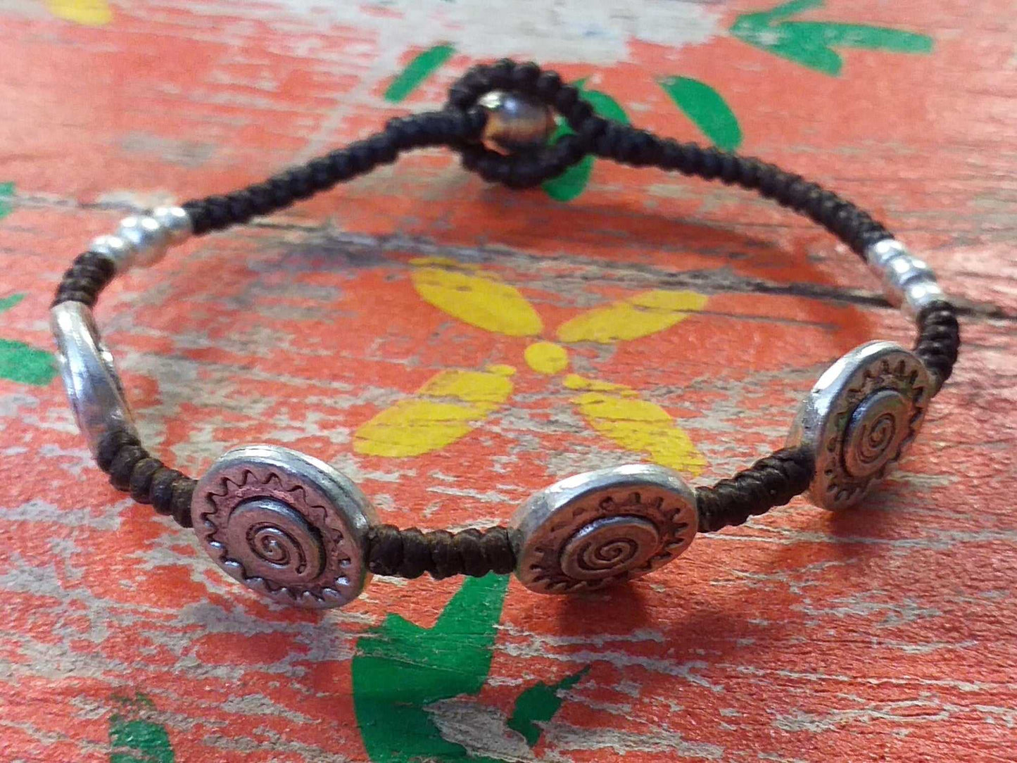 Pewter Bead Bracelet