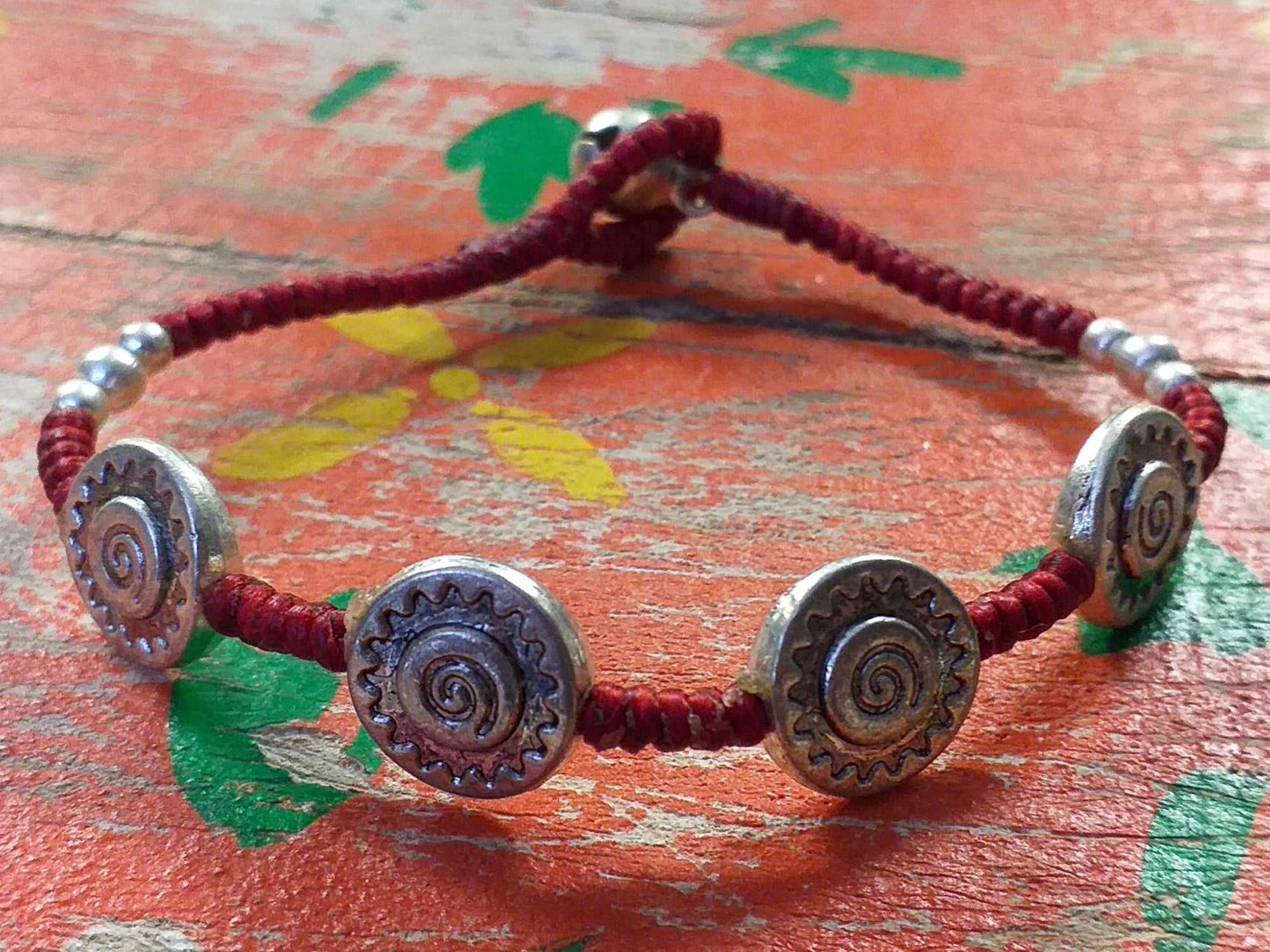 Pewter Bead Bracelet
