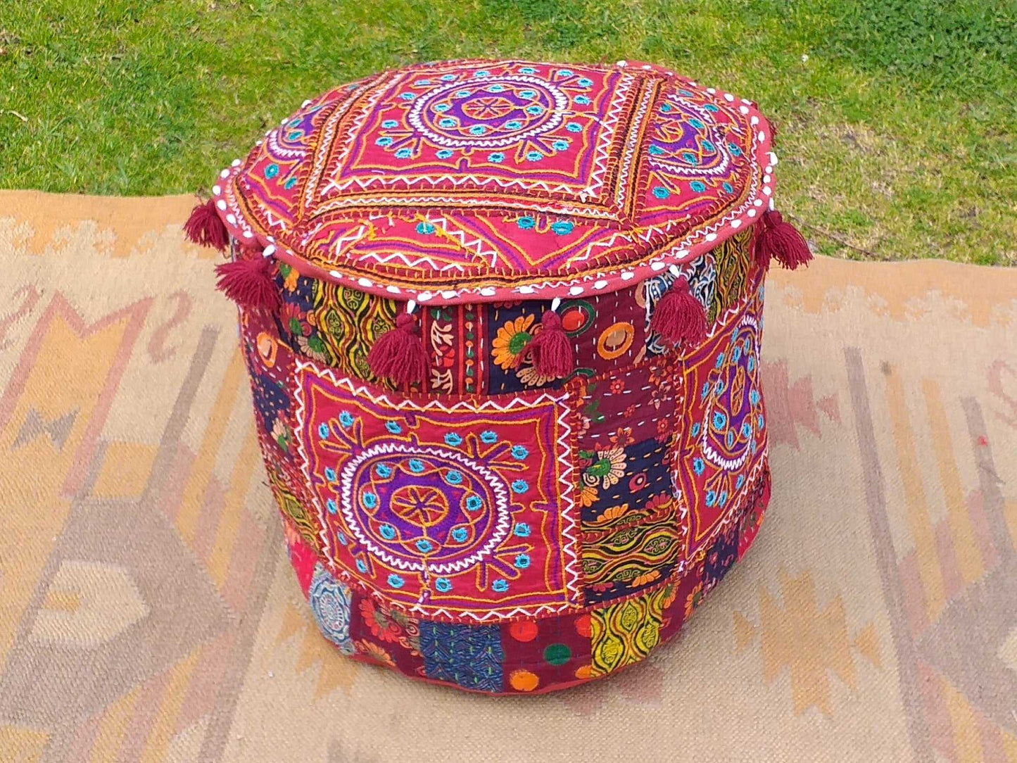 Pouffe Cover Aanya