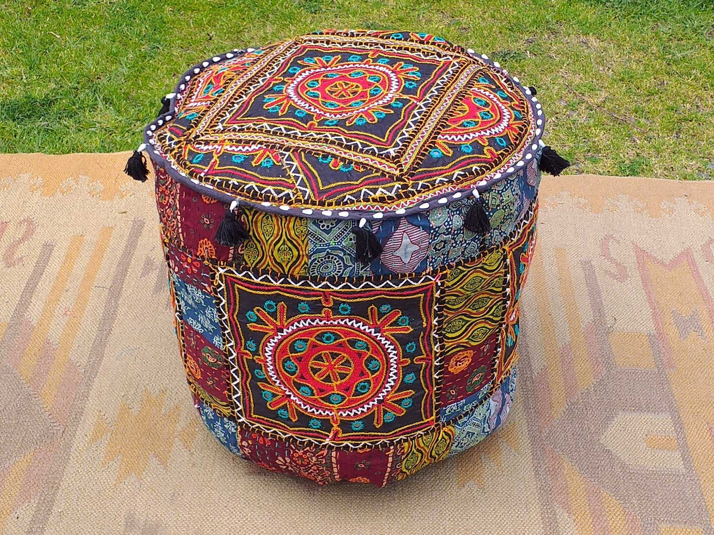 Pouffe Cover Aanya