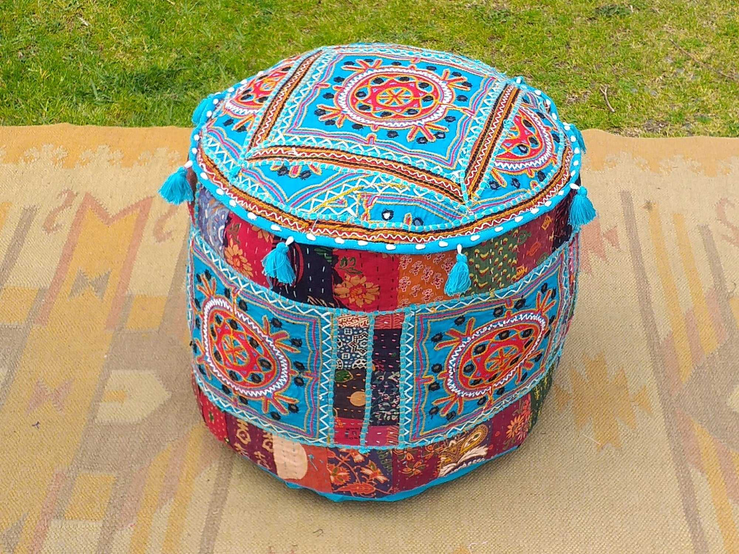 Pouffe Cover Aanya