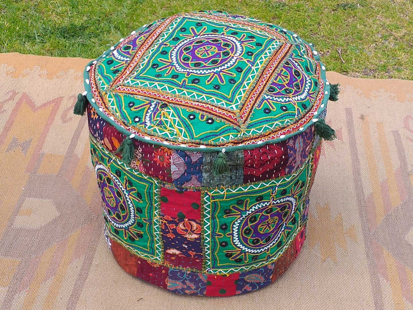 Pouffe Cover Aanya