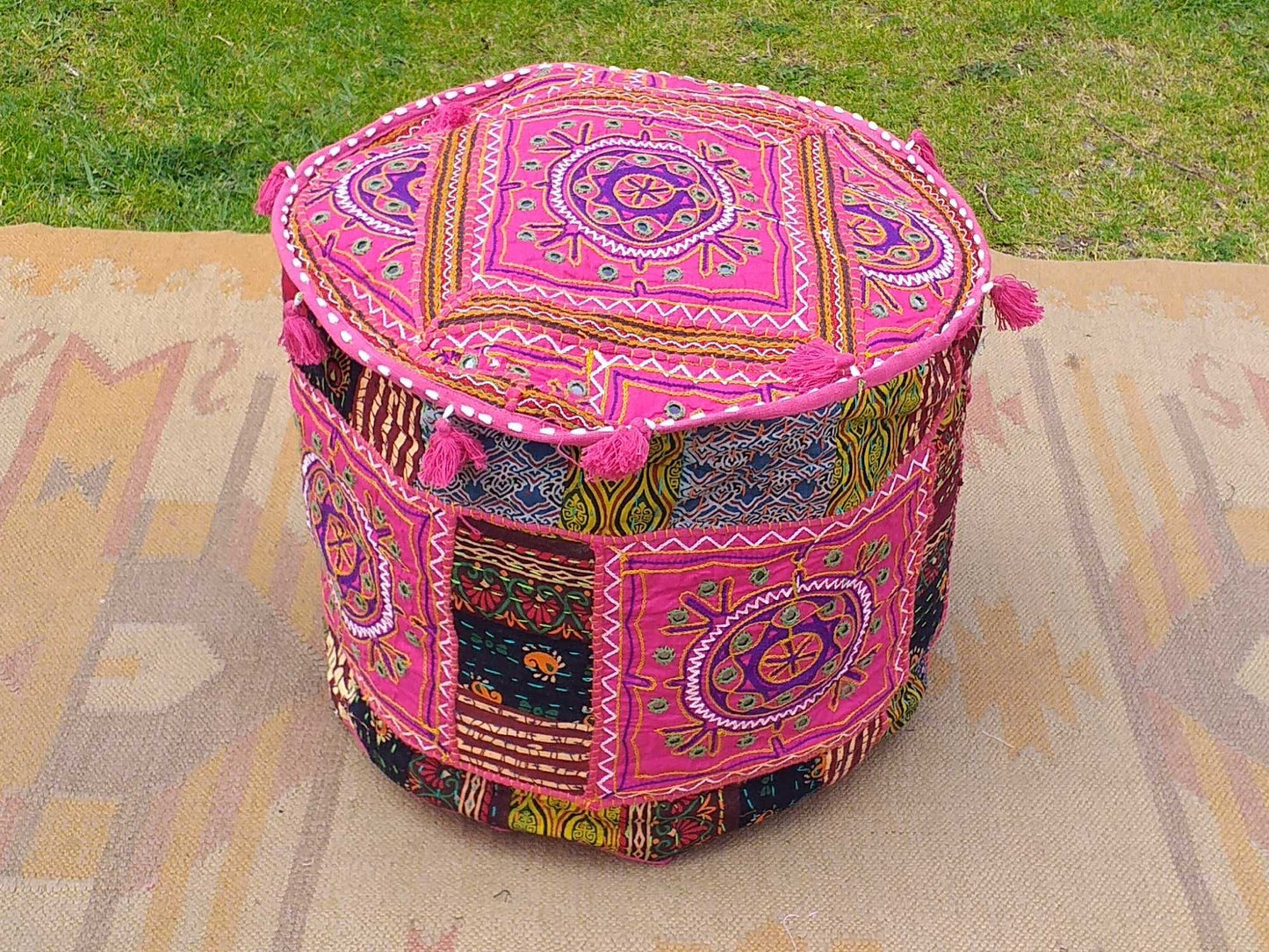 Pouffe Cover Aanya