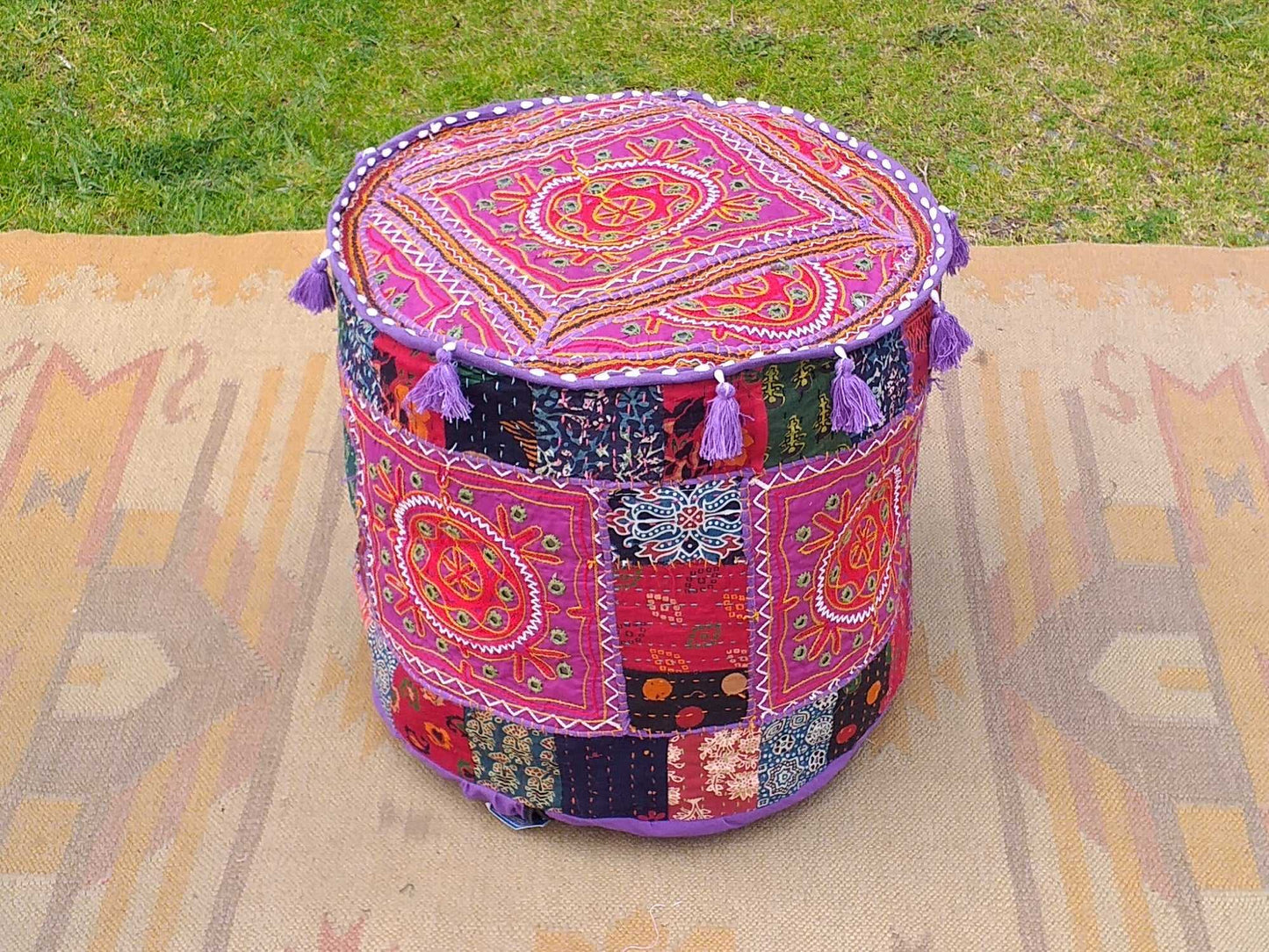 Pouffe Cover Aanya