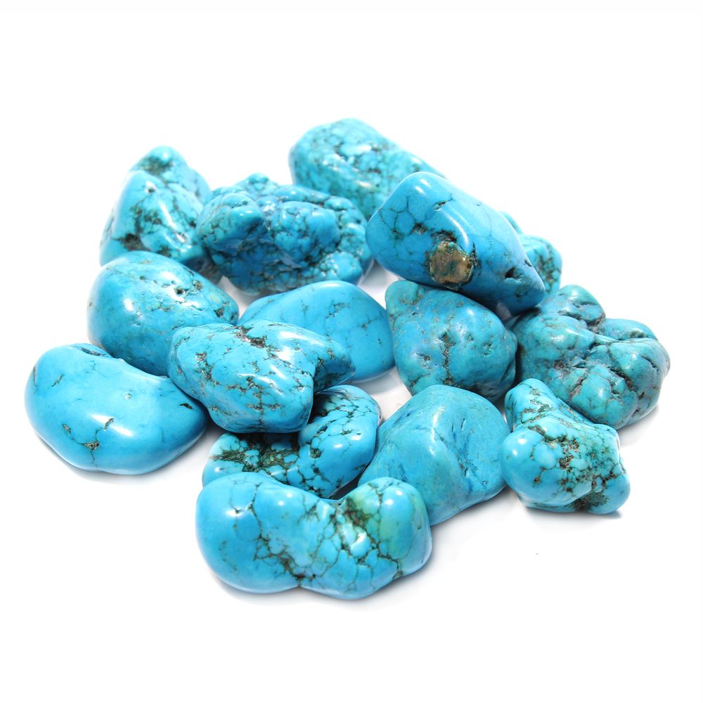 Blue Turquenite Tumbled Stone