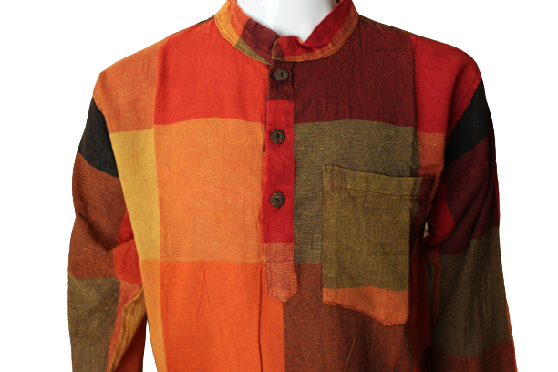Cotton Patchwork Shirt