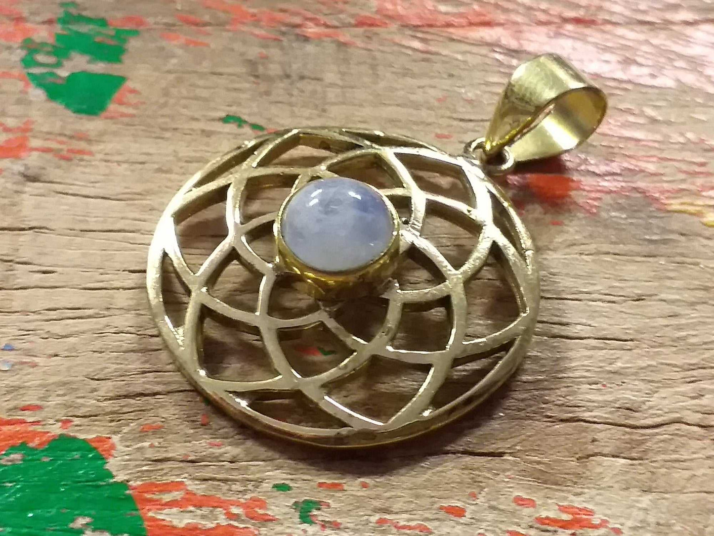 Sacred Geo Stone Pendant