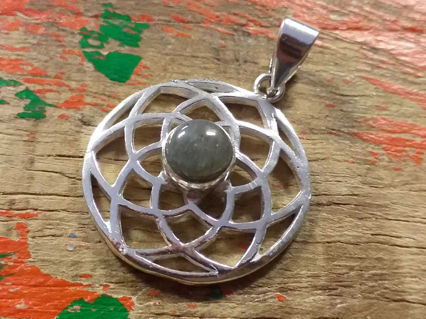 Sacred Geo Stone Pendant