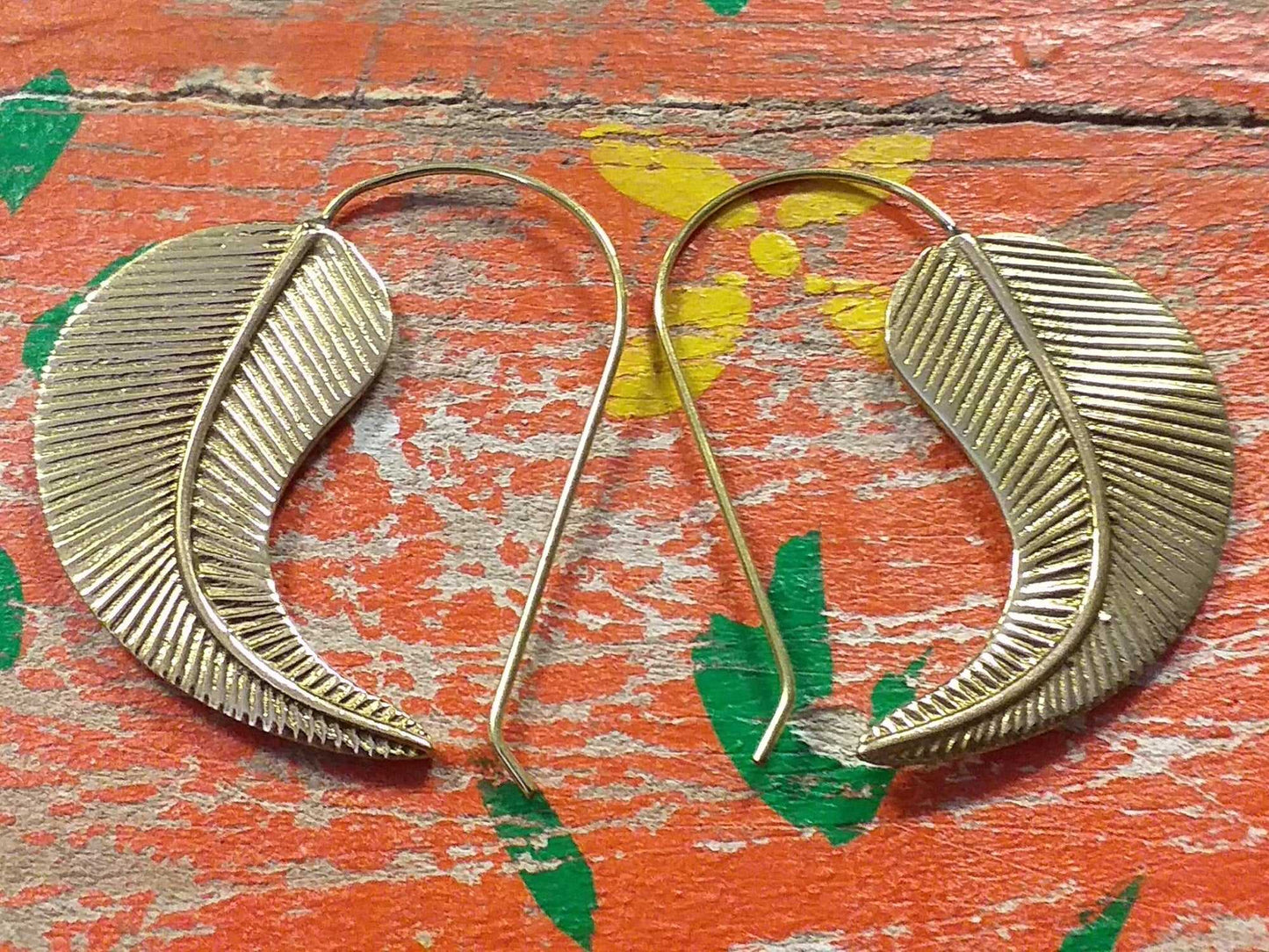 Single Feather Earrings