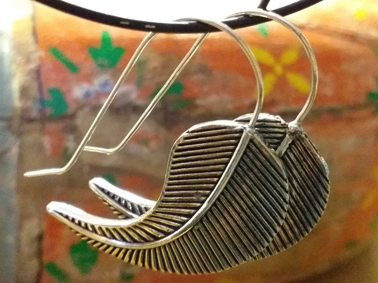 Single Feather Earrings