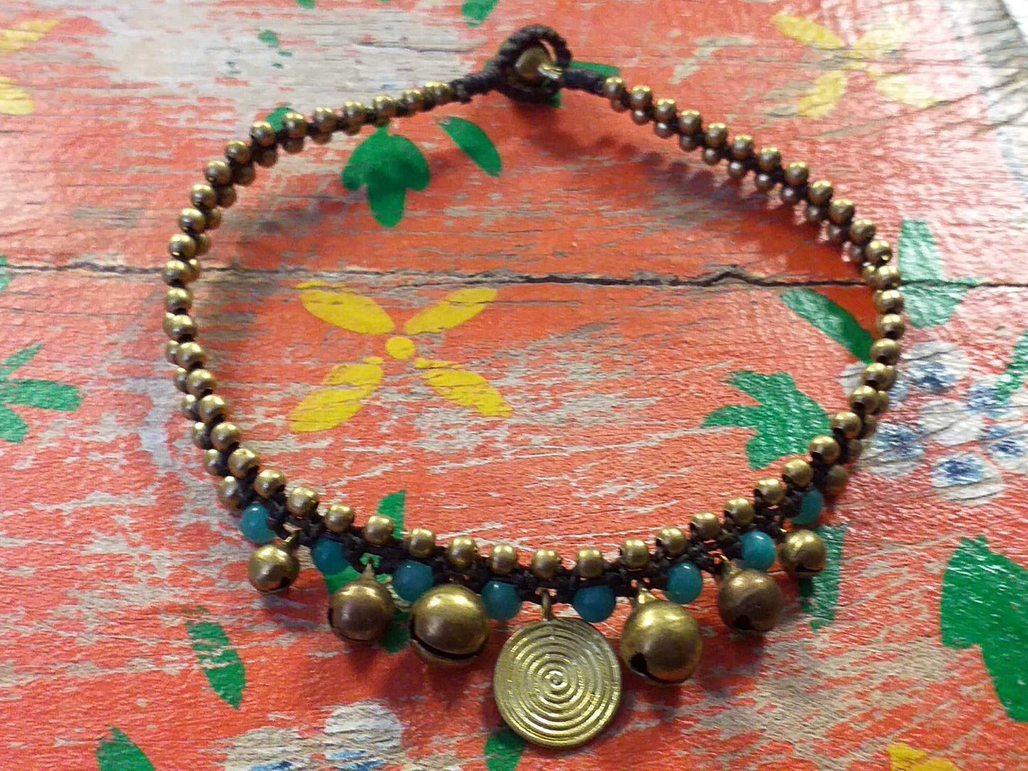 Spiral Disc Anklet