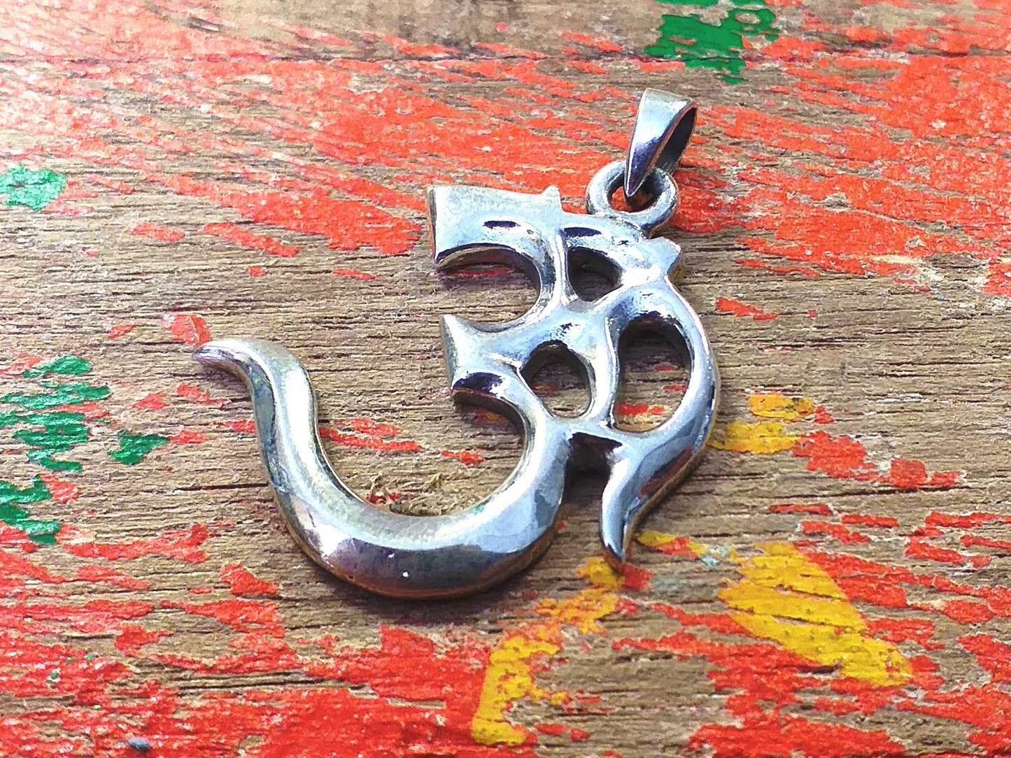 Sterling Om Pendant