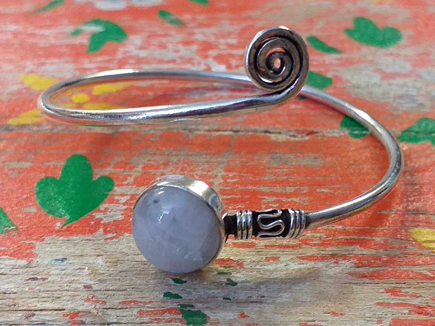 Stone Koru Bangle