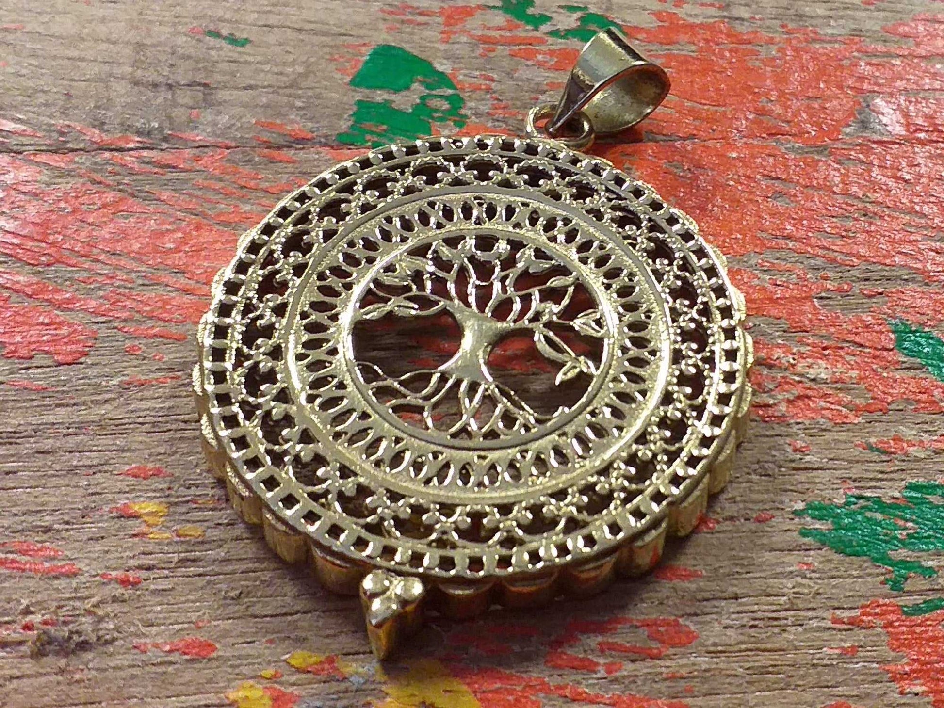 Tree of Life Circle Pendant