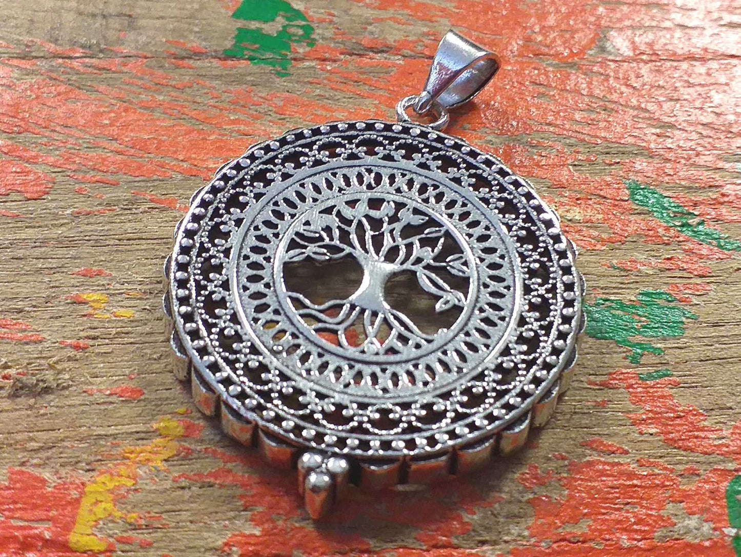 Tree of Life Circle Pendant