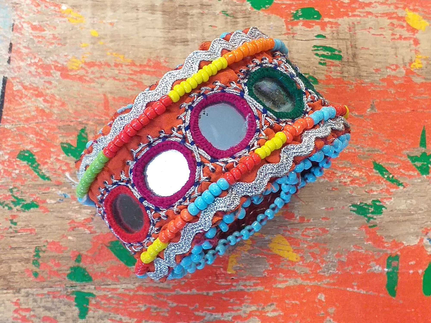 Tribal Beaded Cuff