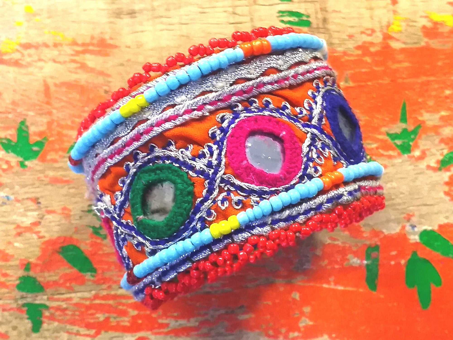 Tribal Beaded Cuff