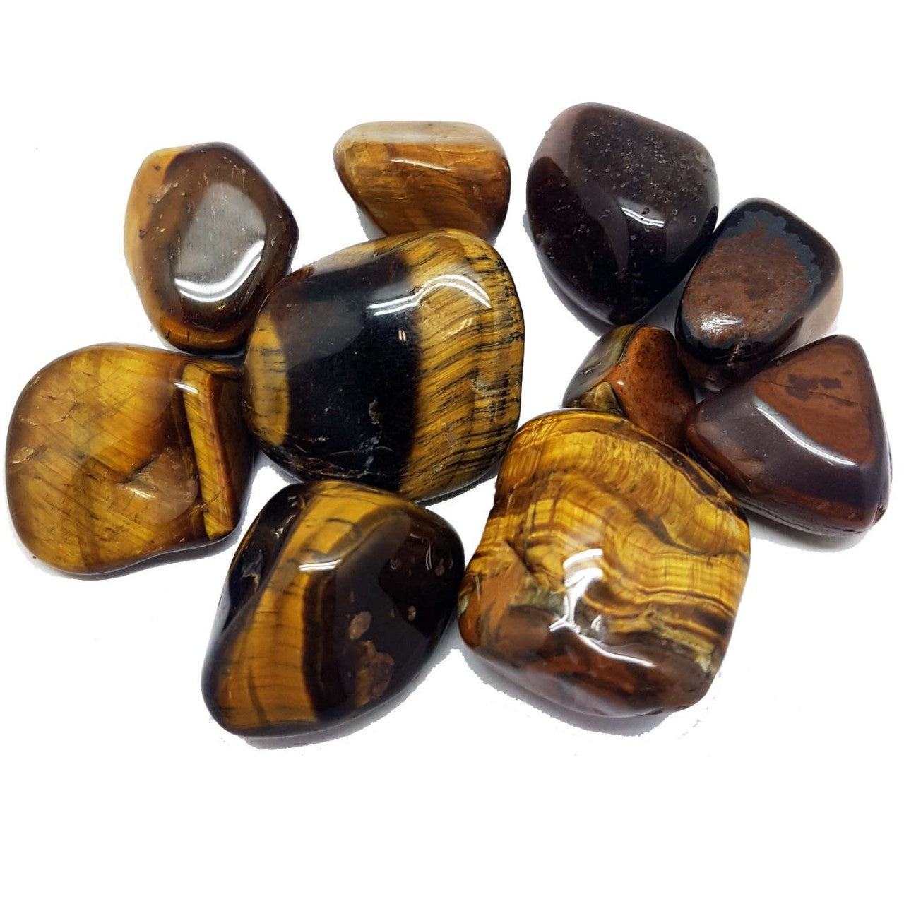 Gold Tiger Eye Tumbled Stone