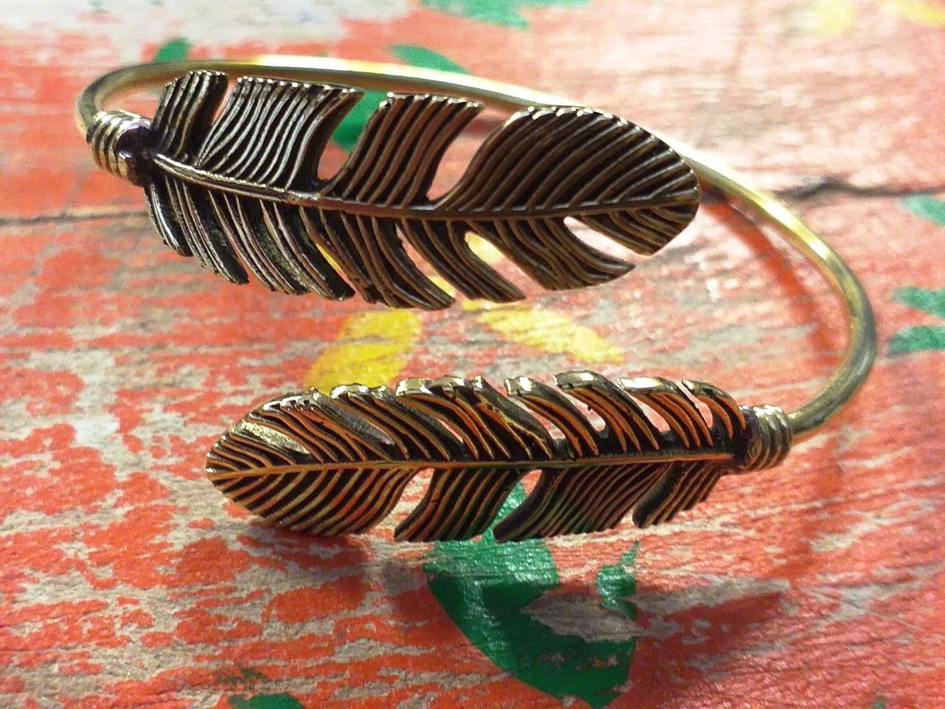 Two Feather Bangle