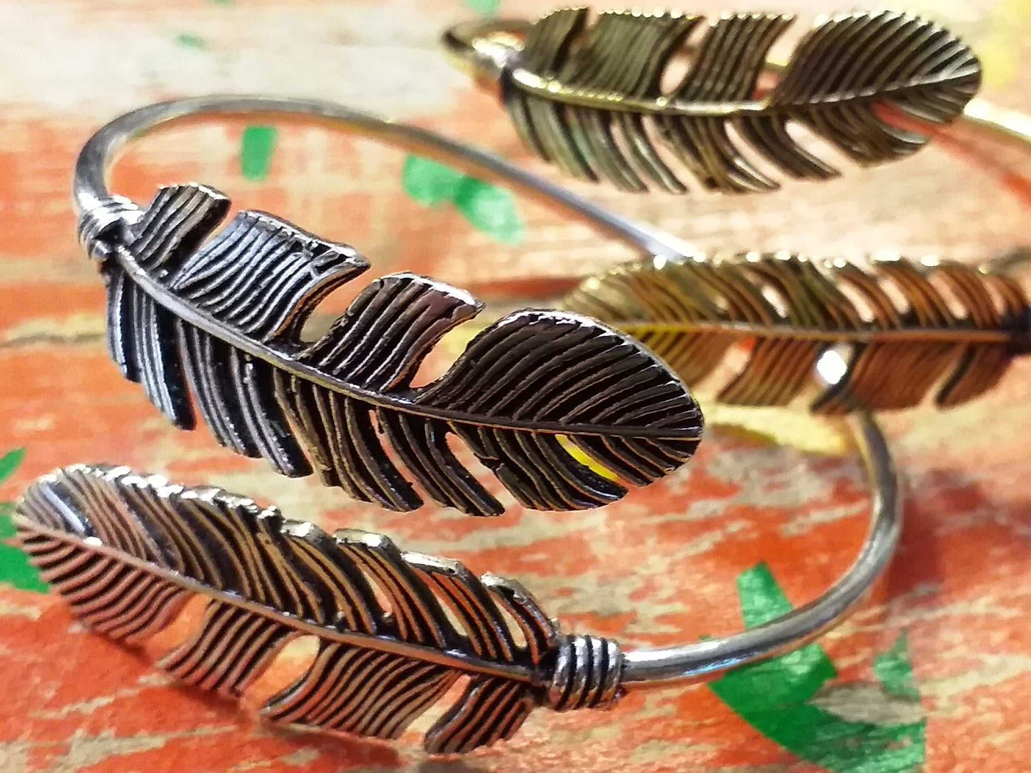Two Feather Bangle